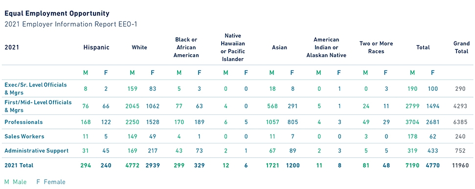 Equal employment opportunity data tables 2021.full.high